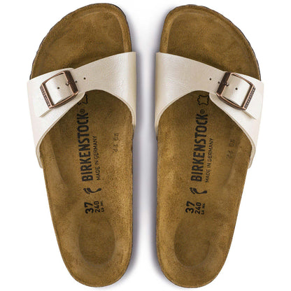 Sandali Madrid Birkenstock 940153 bianco perlato