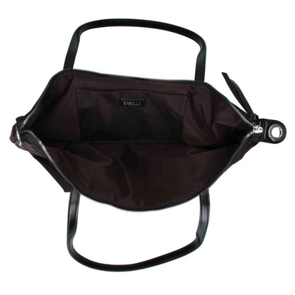 Borsa Rebelle Noa in Nylon Marrone Wengé | Shopping Bag Donna