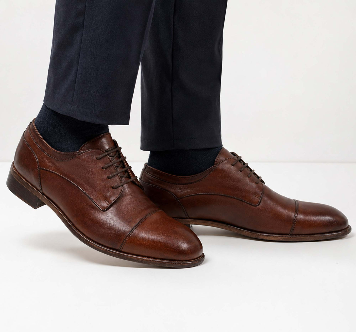 Scarpe stringate KEBO NA5020 uomo marrone