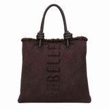 Borsa a mano  REBELLE ASE BIG FURRY Marrone wengè