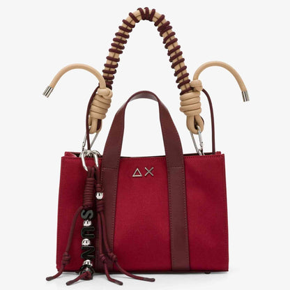 Canvas mini bag everyday SUN68 Y46200_35 bordeaux
