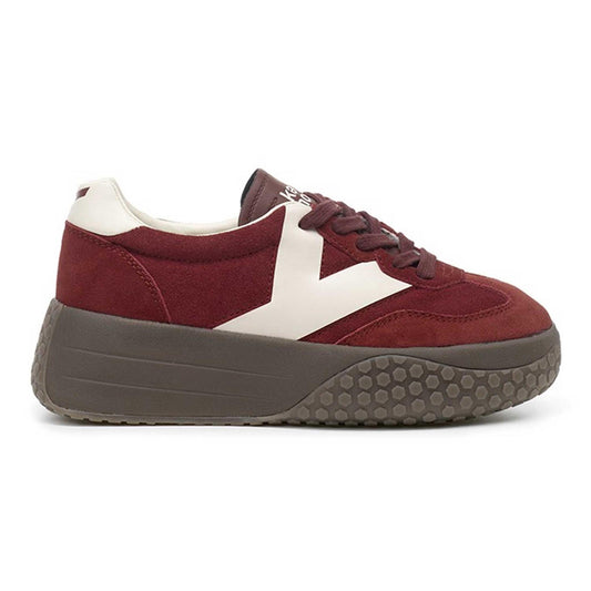 Sneakers Keh-Noo 9767 scarpe Rosso Bordeaux