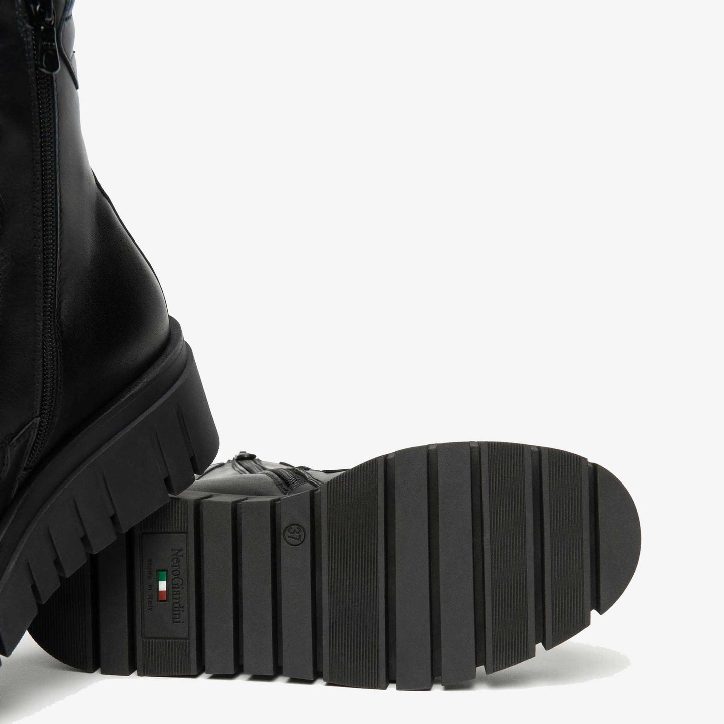 Anfibi NeroGiardini I514910D-100 I514910 4910 scarpe