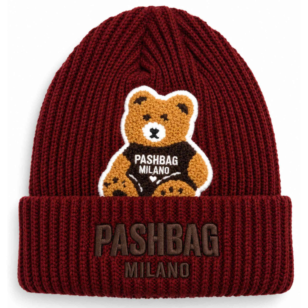 Cappello Hat PashBag Identity Cuffia 20189 Rosso