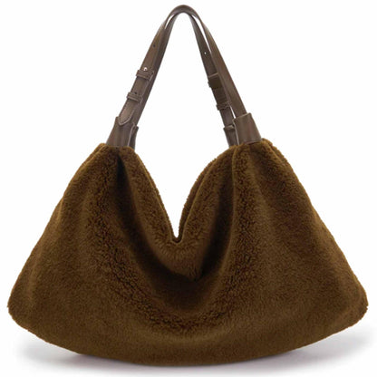 Shopper La Carrie 152M-TX-245 Teddy Soft marrone