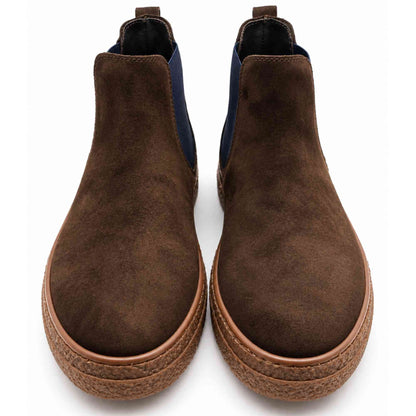 Polacchino KEBO LG5002 Scarpe Uomo in Camoscio Marrone | Made in Italy - Autunno Inverno