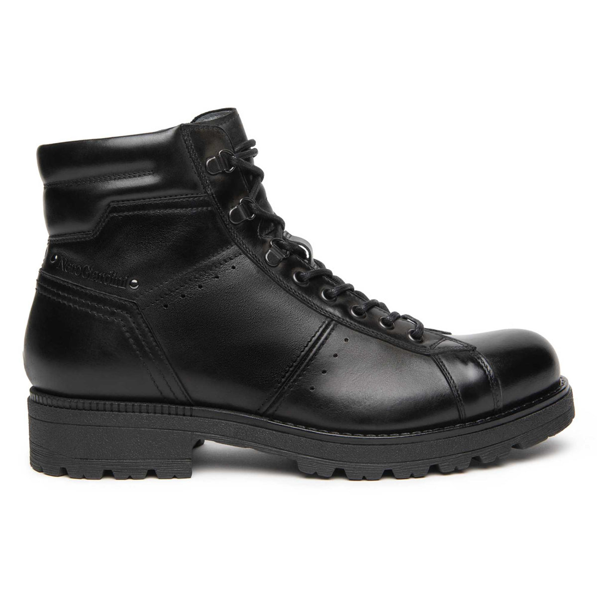 Anfibio NeroGiardini uomo I601400U-100 nero in pelle