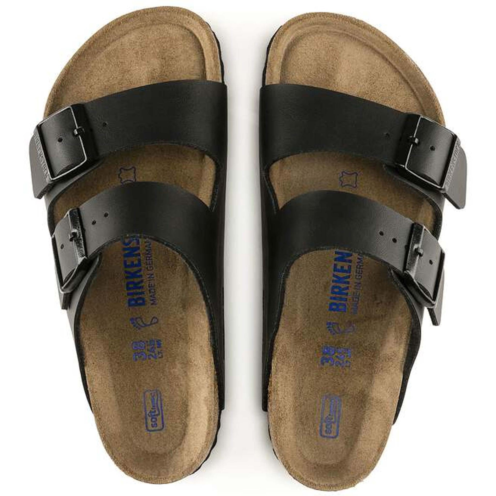 Sandali Arizona Soft Birkenstock  0551253 nero plantare morbido