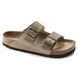 Sandali Arizona Soft Birkenstock Unisex pelle Tabacco | Calzata Stretta 0552813 (42-47)