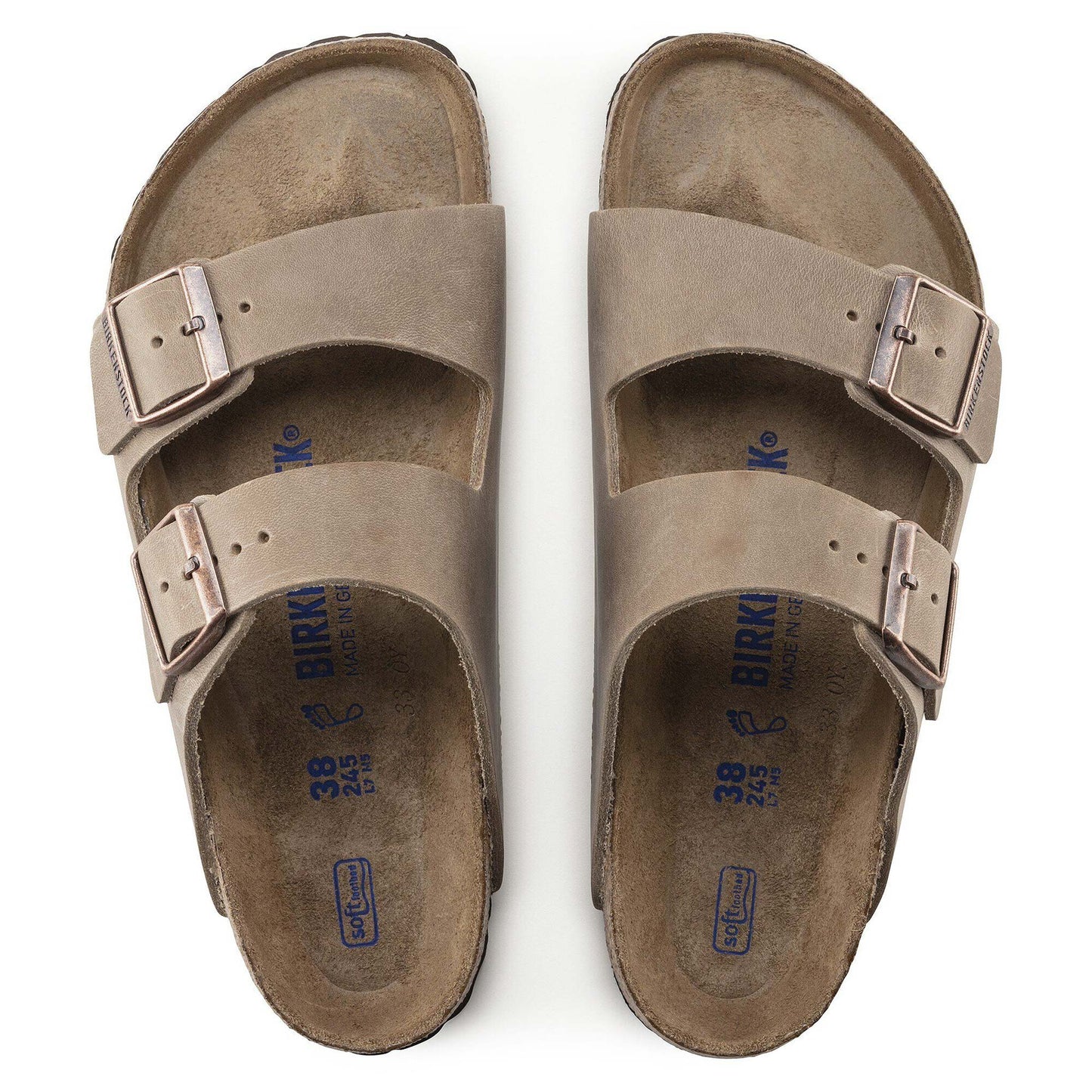 Sandali Birkenstock Arizona Soft 0552813 Marrone tabacco (35-41)