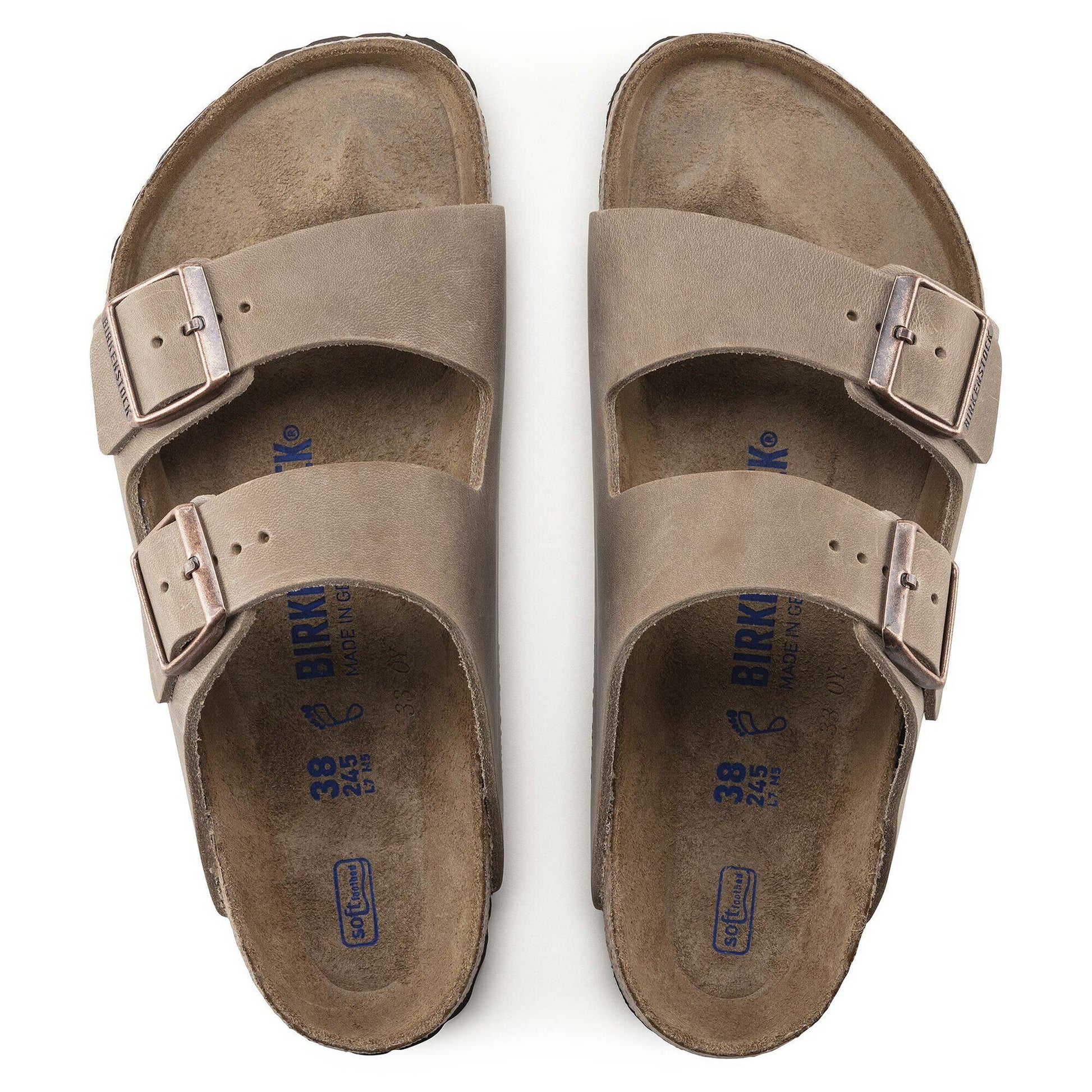 Sandali Birkenstock Arizona Soft 0552813 Marrone tabacco (35-41)