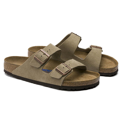 Sandali Arizona Soft Birkenstock camoscio taupe 951303 (35-40)