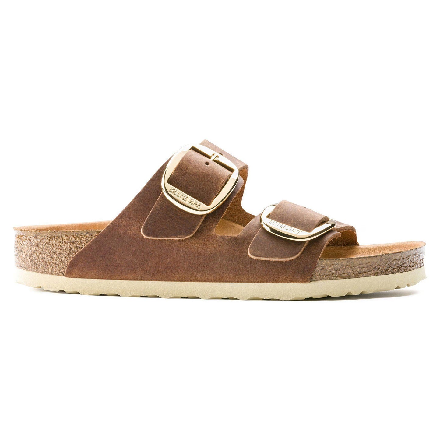 Sandali Arizona Big Buckle Birkenstock in pelle marrone 1011073