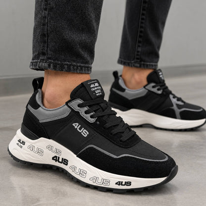 Sneakers Paciotti 4US 25-437 scarpe uomo nera
