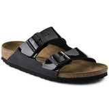 Sandali Arizona Donna Birkenstock Nero Lucido | Calzata Stretta 1005292
