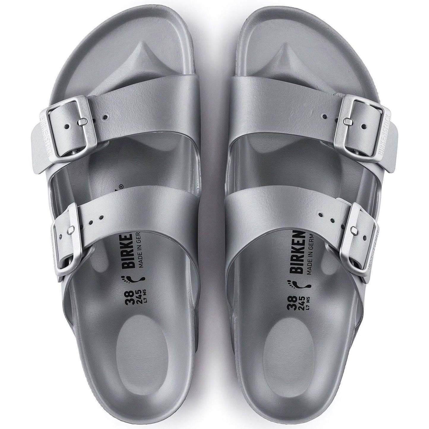 Sandali Arizona Eva Birkenstock 1003491 argento (36-41)