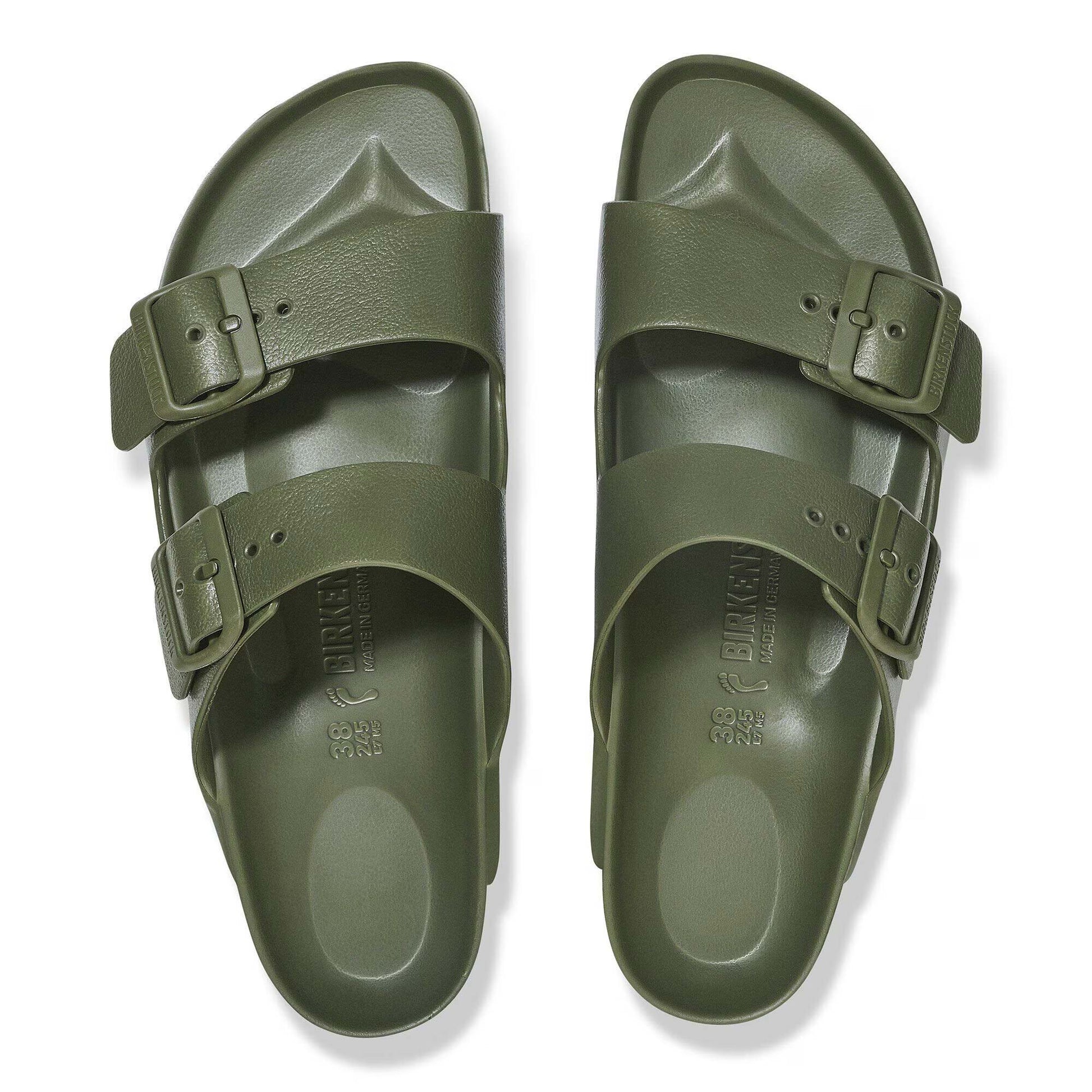 Sandali Unisex Arizona Eva Birkenstock Verde Khaki | Calzata Stretta 1019152