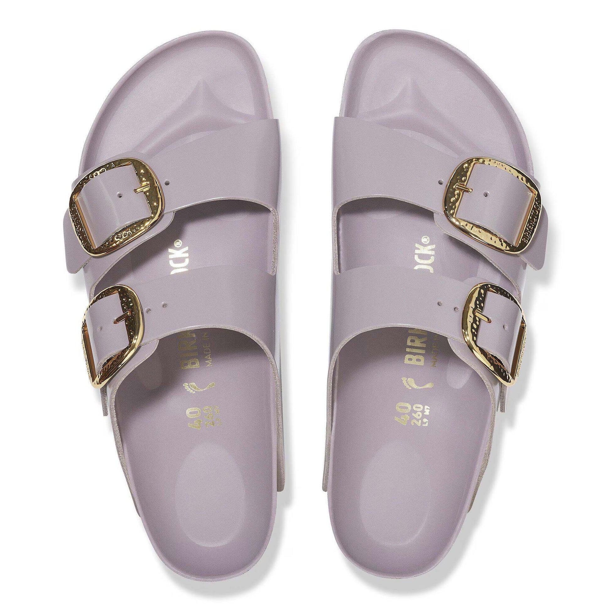 Sandali Arizona Big Buckle High-Shine Faded Birkenstock in pelle 1029762