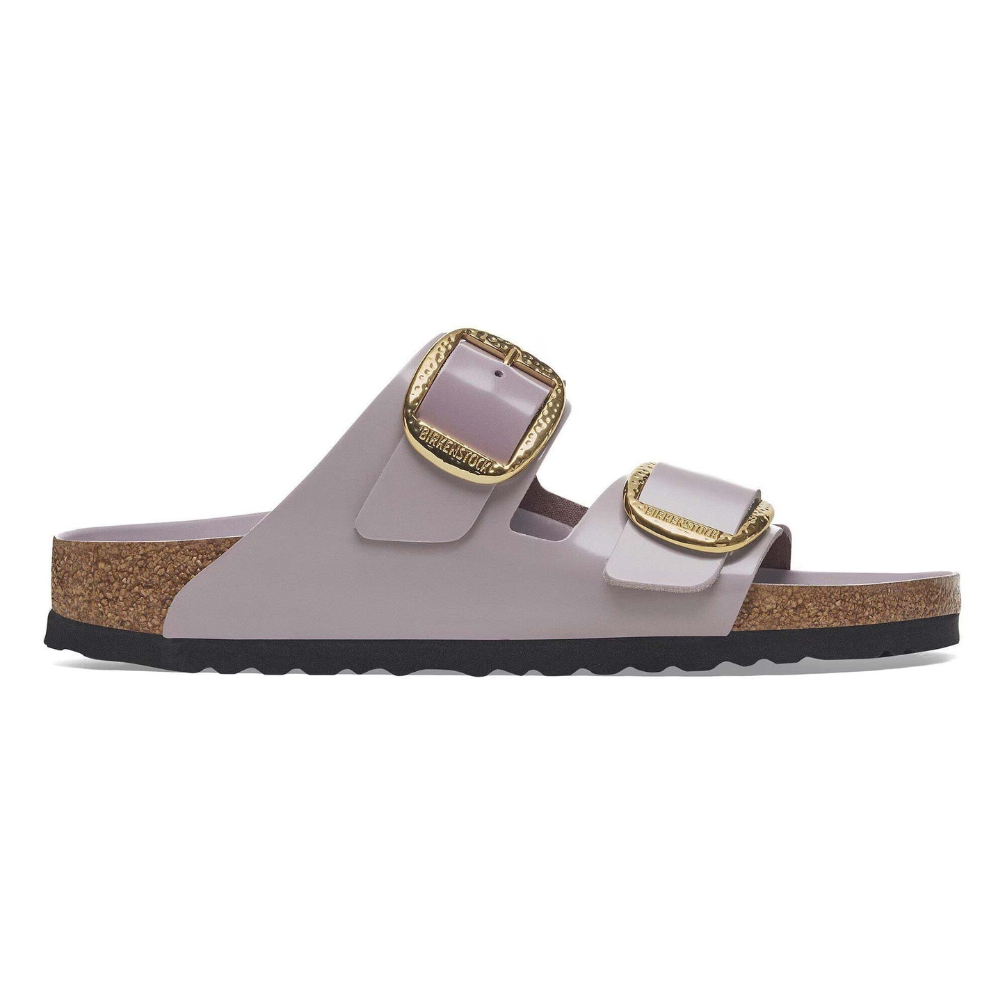 Sandali Arizona Big Buckle High-Shine Faded Birkenstock in pelle | Calzata Stretta 1029762