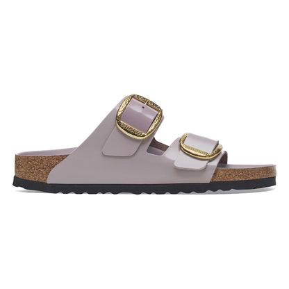 Sandali Arizona Big Buckle High-Shine Faded Birkenstock in pelle | Calzata Stretta 1029762