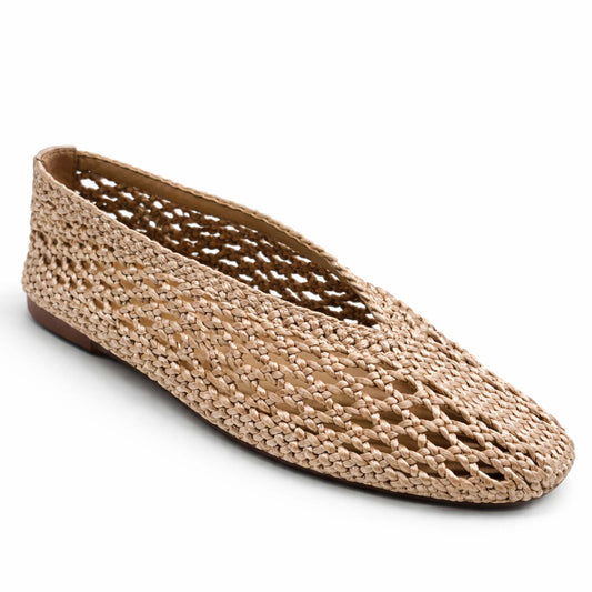 Ballerine INUOVO Donna Flat YTA009 | Tessuto Intrecciato Champagne