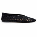Ballerine INUOVO Donna Flat YTA009 | Tessuto Intrecciato Nero