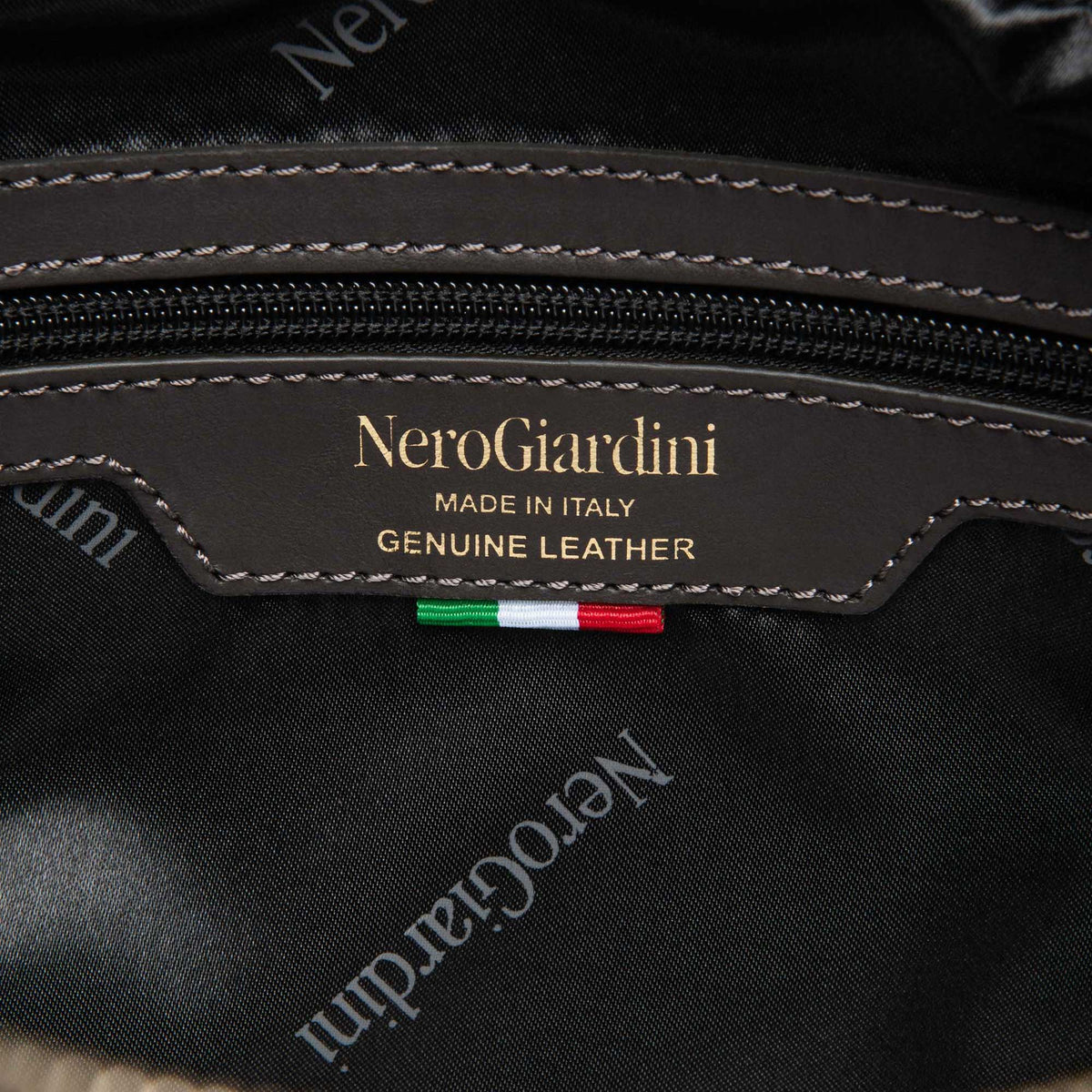 Bauletto in pelle marrone NeroGiardini donna dettaglio I644320D-300