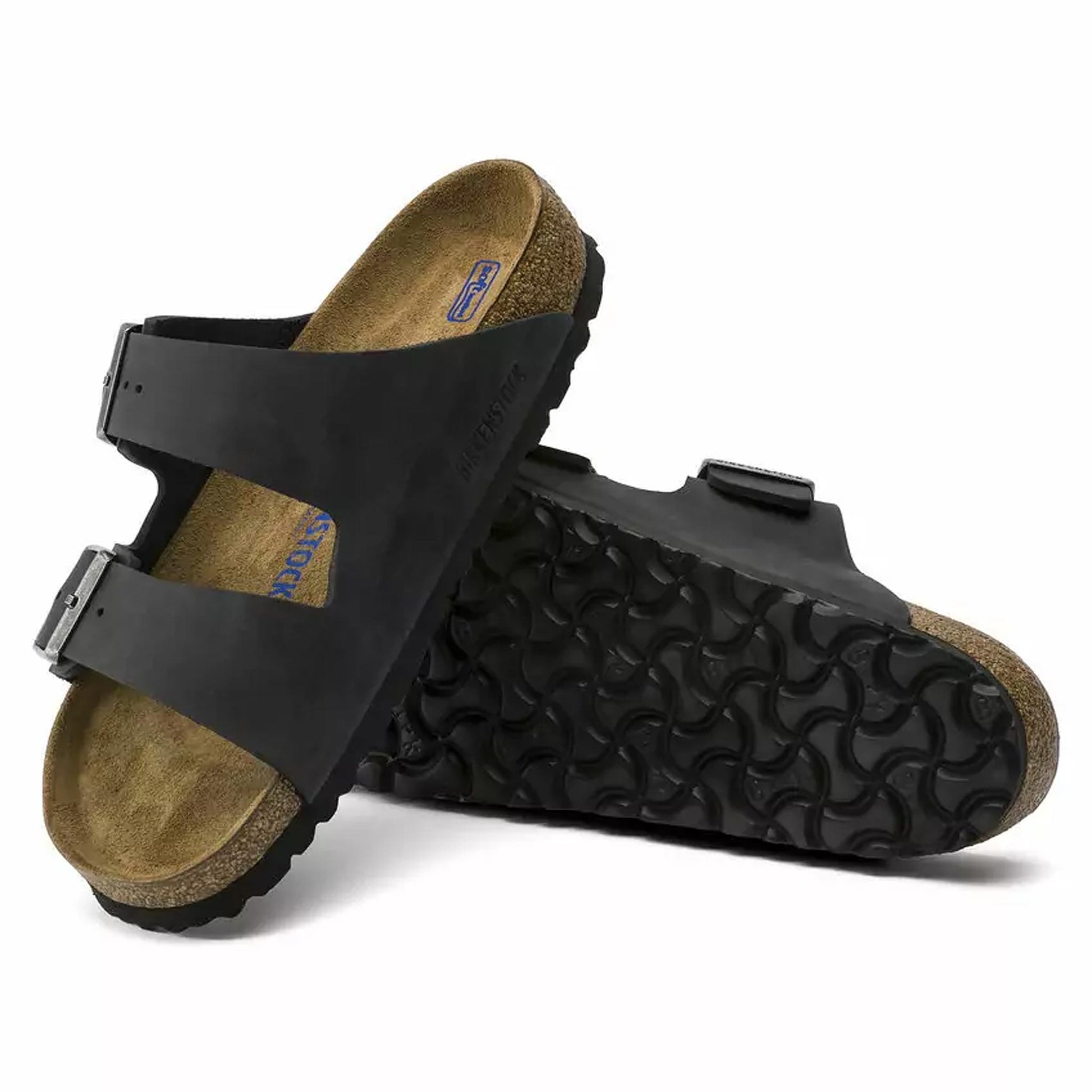 Sandali Birkenstock Arizona Soft 752483 Nero oliato