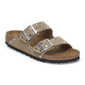 Sandali Arizona Rivet Donna Birkenstock Camoscio Taupe | Calzata Stretta 1029390