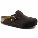 Birkenstock Boston Donna Camoscio Marrone Sabot 1027460 | Calzata Stretta 35-41