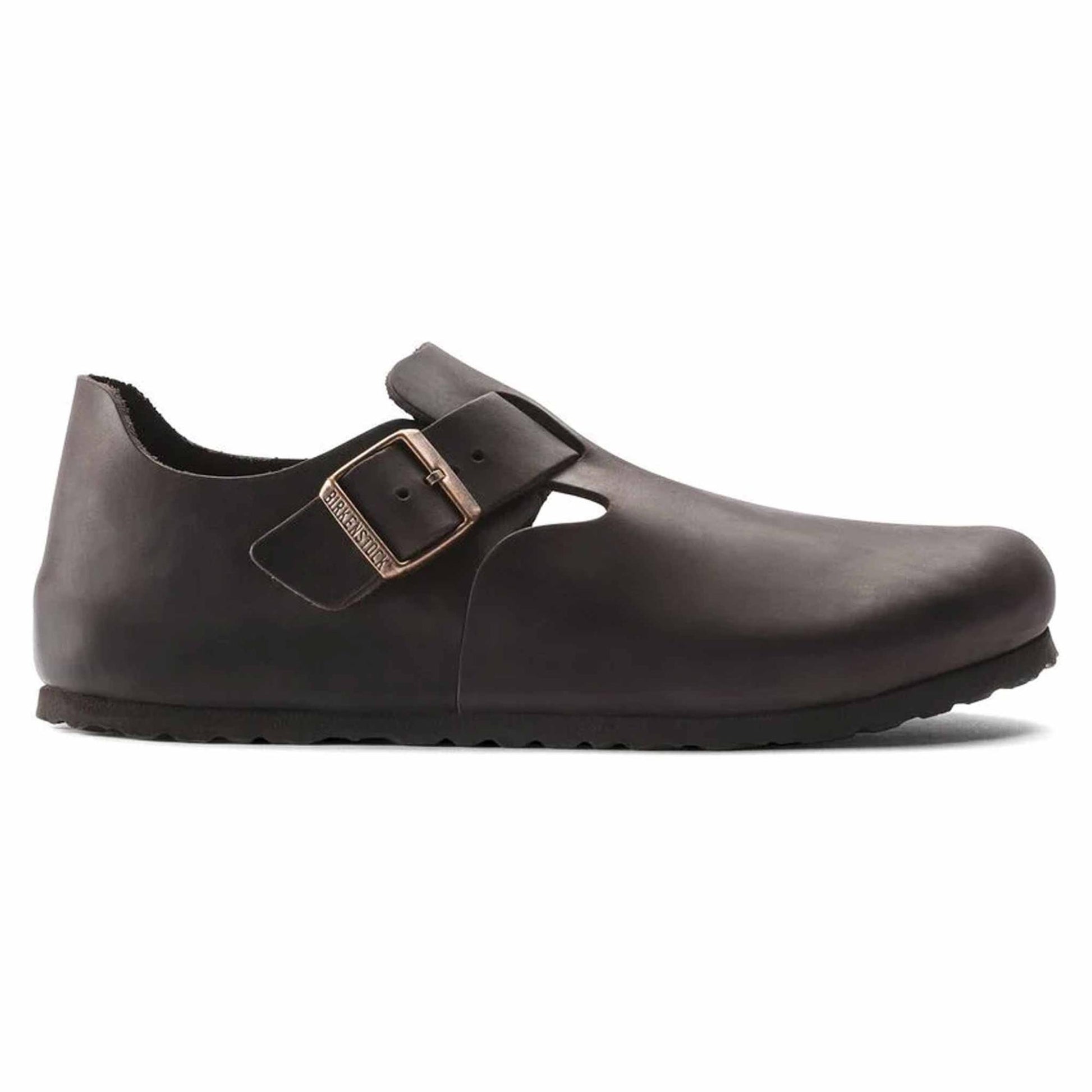 Birkenstock London Habana 166533 Scarpe in Pelle Oliata (36-40) | Calzata Stretta