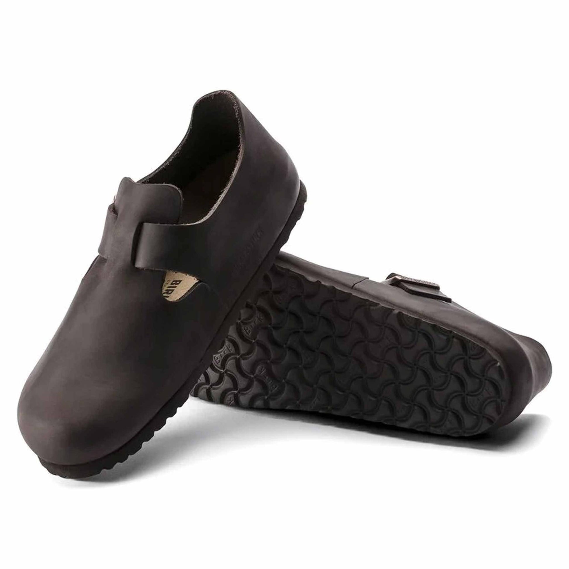 Birkenstock London Habana 166533 Scarpe in Pelle Oliata (36-40) | Calzata Stretta