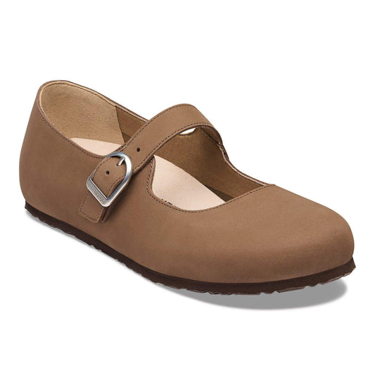 Birkenstock Santa Clarita 1032731 Donna Dark Tea Pianta Stretta | Scarpe Mary Jane in Suede
