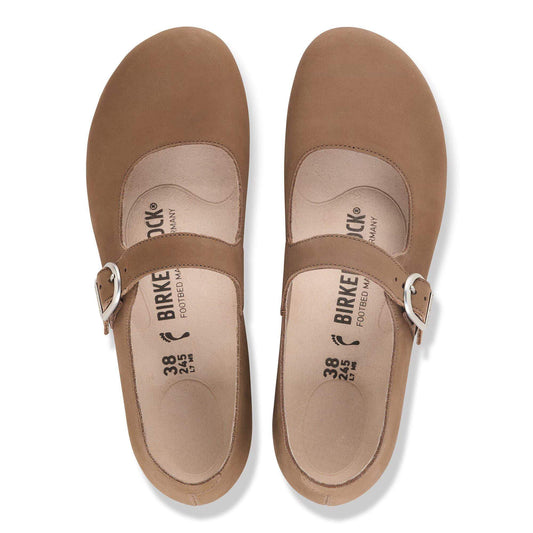Birkenstock Santa Clarita 1032731 Donna Dark Tea Pianta Stretta | Scarpe Mary Jane in Suede