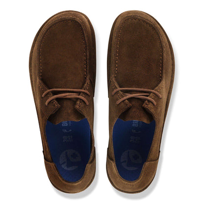 Birkenstock Utti Lace 1033212 Marrone Carafe (41-43) | Scarpe in Camoscio con Plantare Deep Blue 2