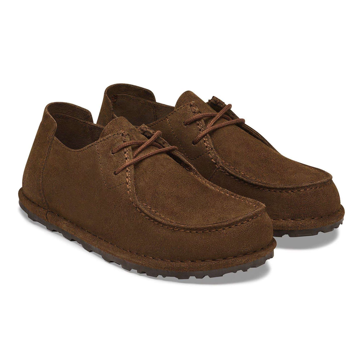 Birkenstock Utti Lace 1033212 Marrone Carafe (41-43) | Scarpe in Camoscio con Plantare Deep Blue