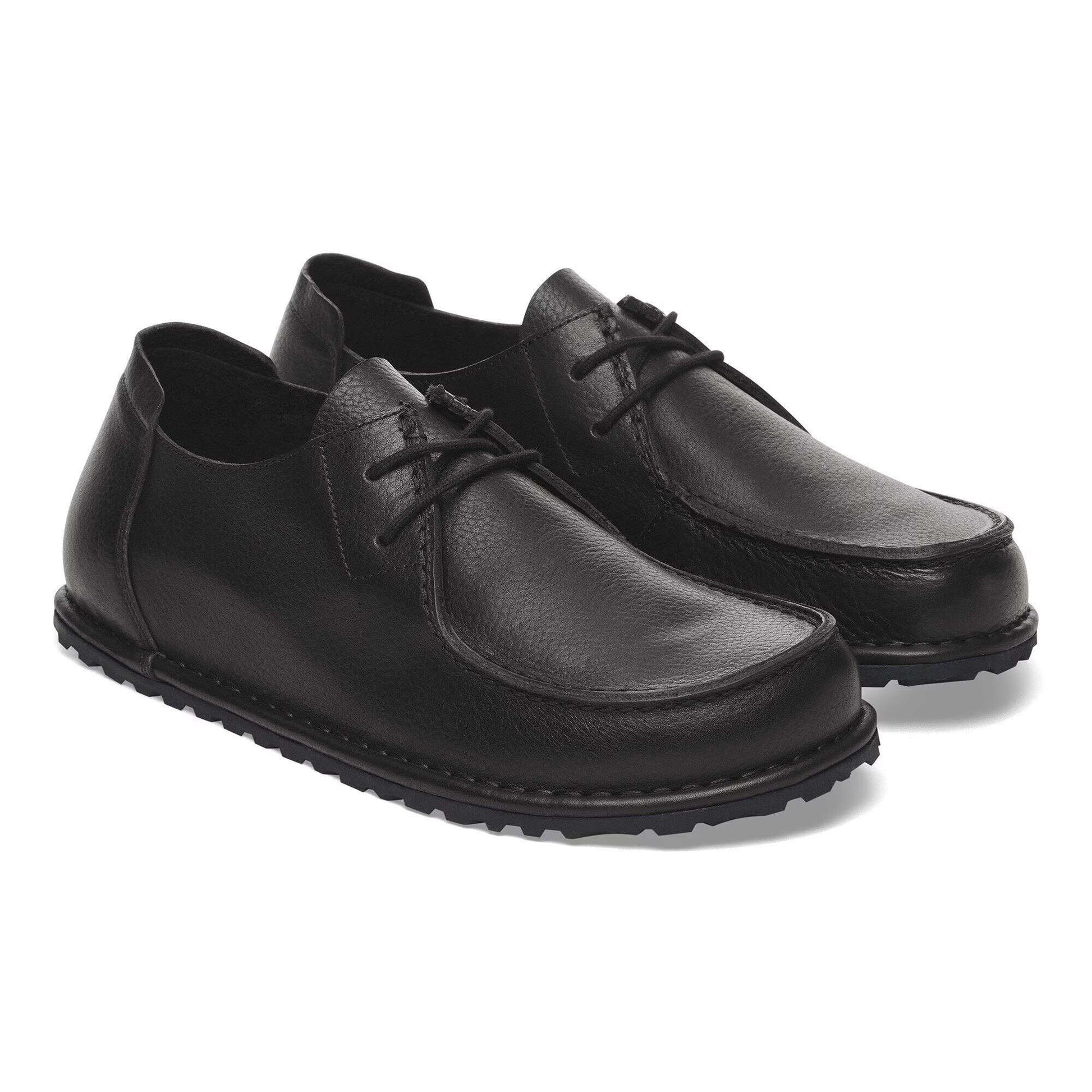 Birkenstock Utti Lace Nero 1029649 Calzata Stretta (41-43) | Scarpe in Pelle con Plantare Deep Blue