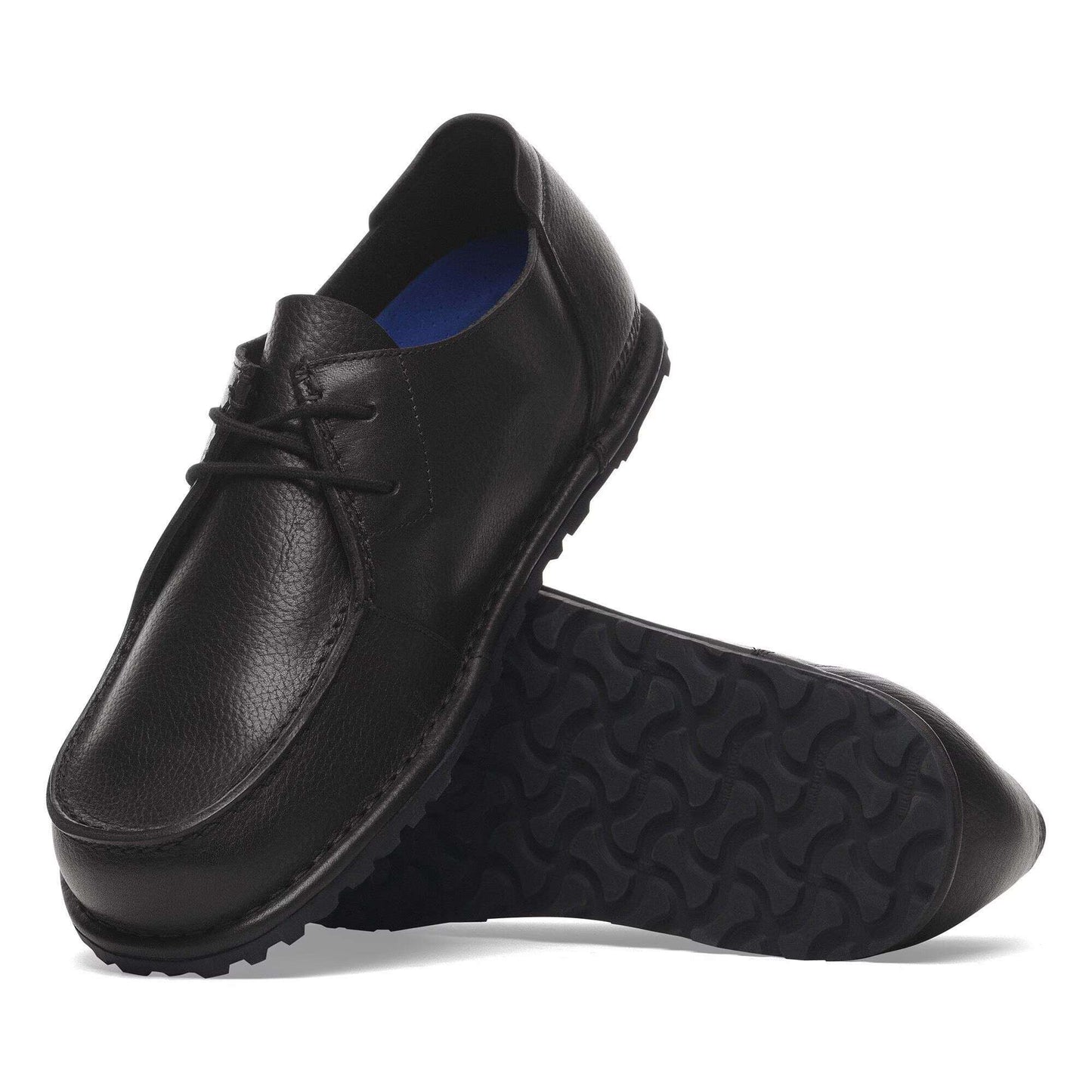 Birkenstock Utti Lace Nero 1029649 Calzata Stretta (41-43) | Scarpe in Pelle con Plantare Deep Blue