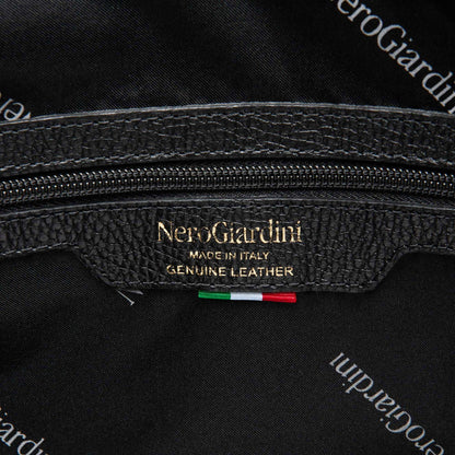 Borsa Hobo NeroGiardini Donna in Pelle Nera I644331D-100 | Autunno Inverno