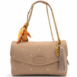 Bowling bag foulard La Carrie 161P-WM-320-TBL Borsa beige