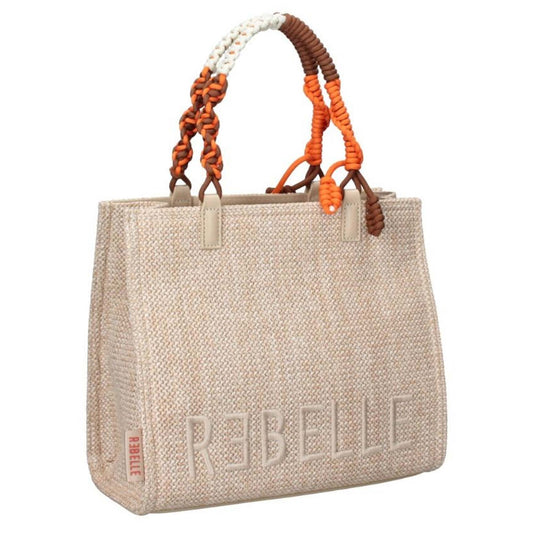Borsa Rebelle Poppy Safari Beige | Shopping Bag Donna