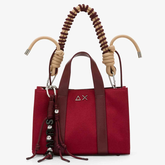 Borsa SUN68 donna mini shopping bordeaux Y46200_35