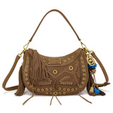 Borsa a spalla La Carrie Jungle 161M-DB-173-SUE Tracolla cuoio