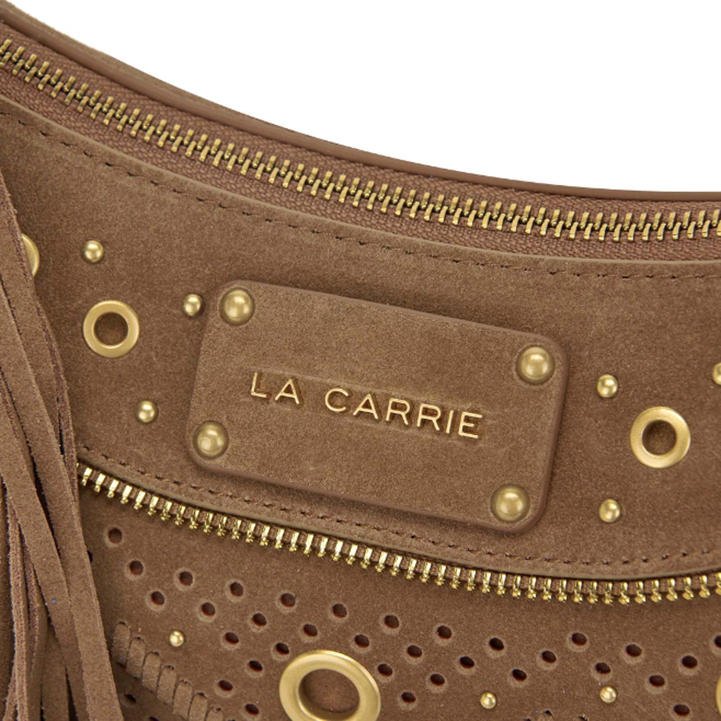 Borsa a spalla La Carrie Jungle 161M-DB-173-SUE Tracolla cuoio