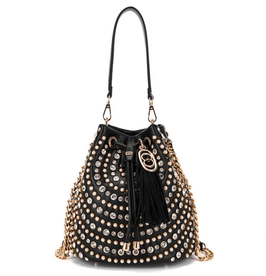 Borsa secchiello La Carrie Andromeda 162M-EM-215 nera donna