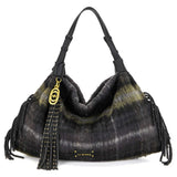 Borsa Shopper La Carrie Kerala 162M-TX-471 Donna Nera | Autunno Inverno