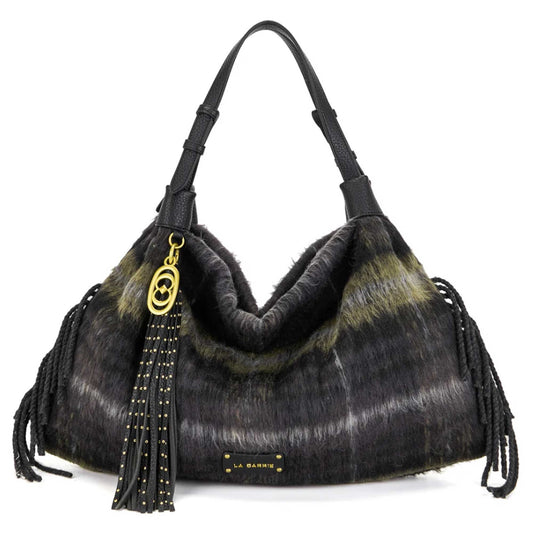 Borsa shopper La Carrie Kerala 162M-TX-471 donna nera