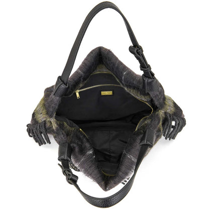 Borsa shopper La Carrie Kerala nera dettaglio interno