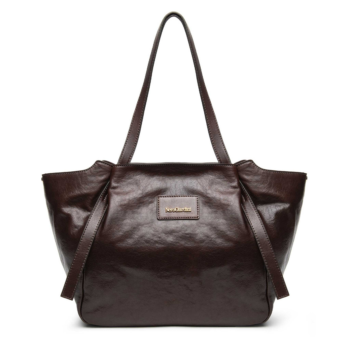 Borsa tote NeroGiardini donna in pelle Ebony I644365D-355