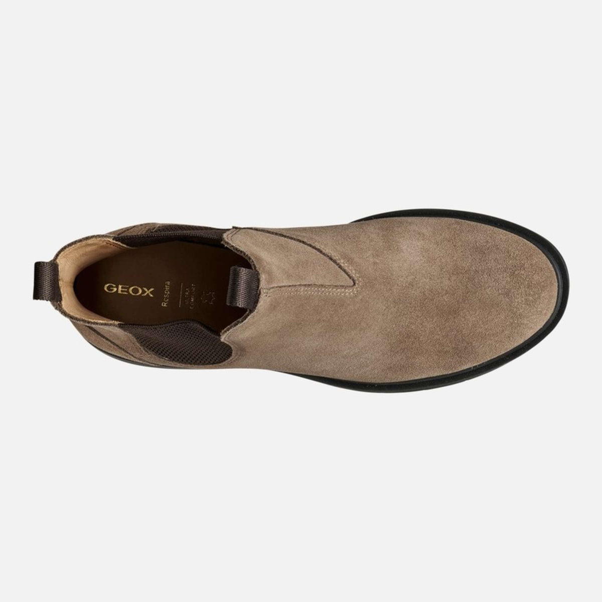 Chelsea boots GEOX Spherica EC1 donna in pelle scamosciata taupe